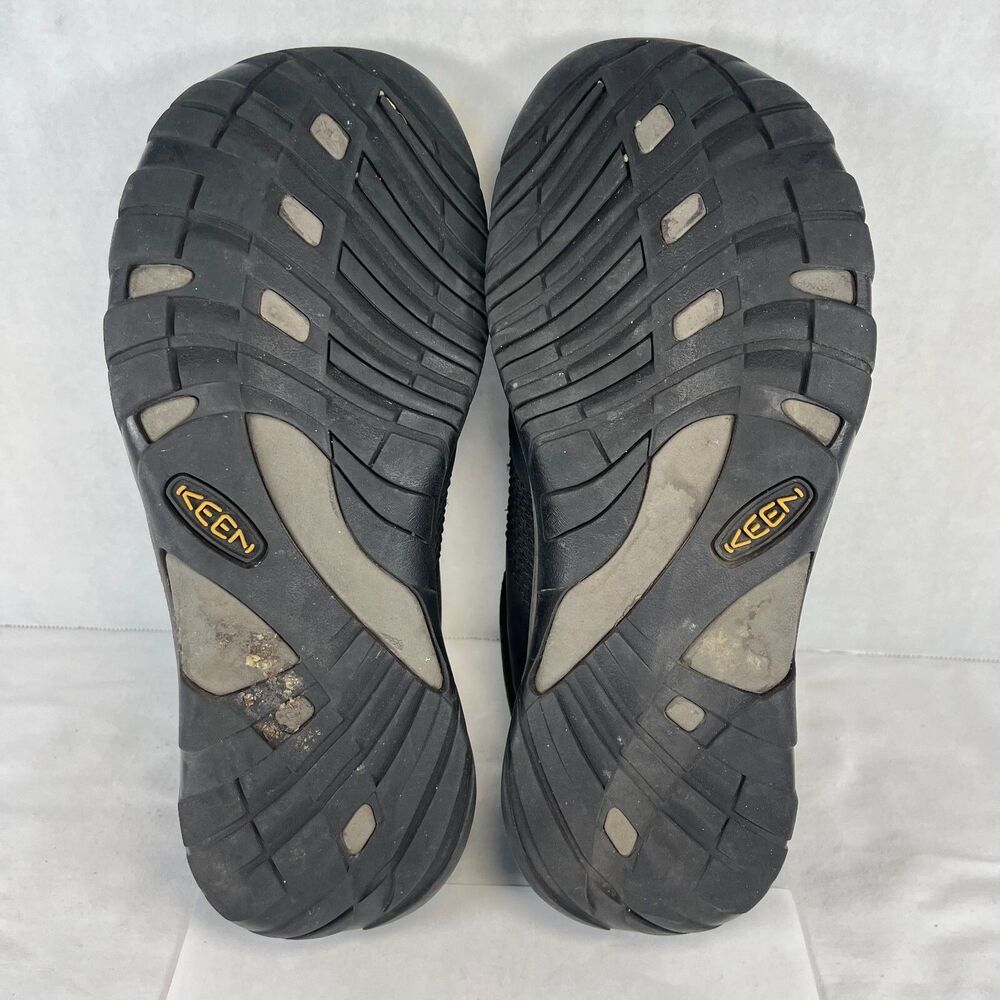 Keen Austin Oxford Shoes Leather Lace Up Casual Work Shoes Black Men 9.5 - Picture 7 of 8